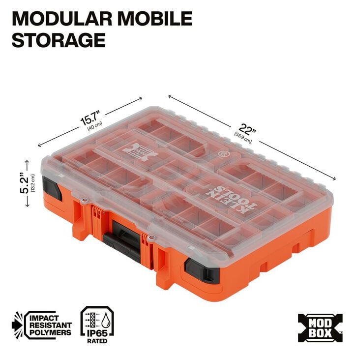 Klein Tools MODbox Rolling, Medium, Small, and Component Boxes Bundle, large image number 16