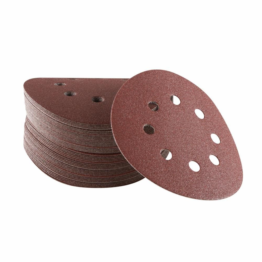 Bosch 120 Grit 5 Inch 8 Hole Hook-and-Loop Sanding Discs 5 Piece - SR5R120
