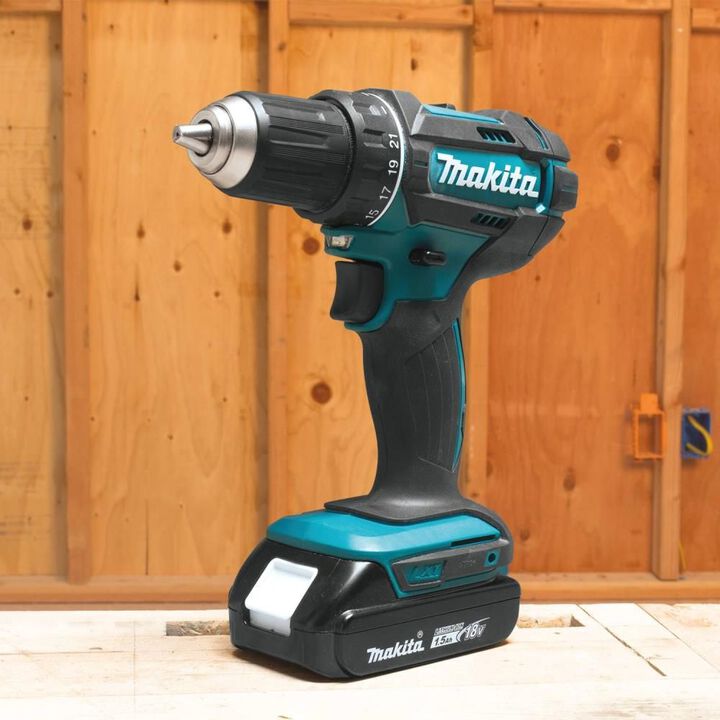 Makita 18V LXT Lithium-Ion Compact Cordless 1/2in Driver-Drill Kit (1.5Ah), large image number 8