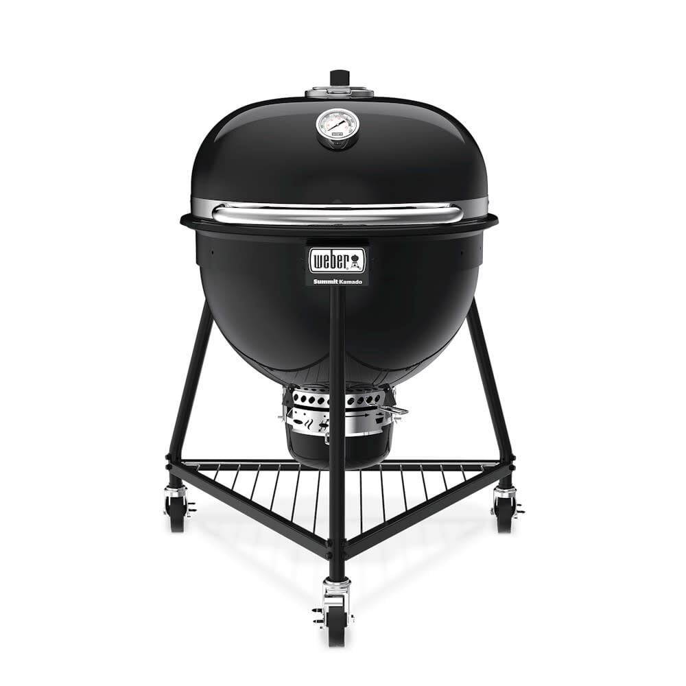 Weber Summit Kamado E6 24 Inch Charcoal Grill, Black – 18201001