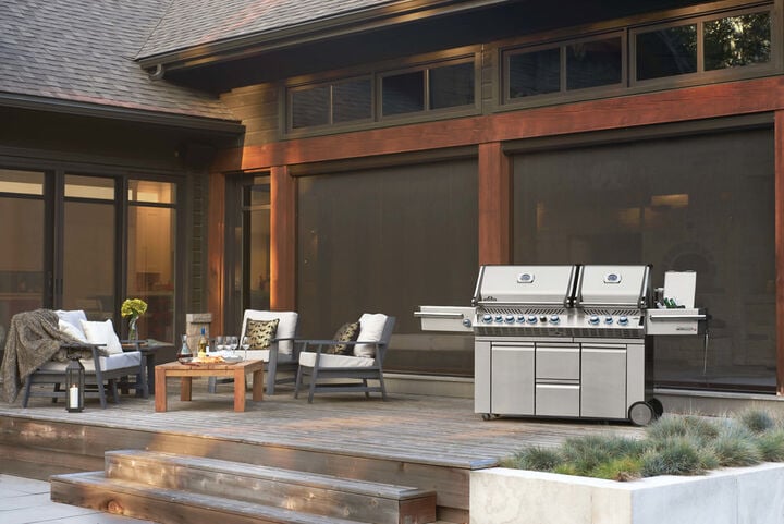 Napoleon Prestige PRO 825 Propane Gas Grill with Power Side Burner and Infrared Rear & Bottom Burners Stainless Steel, large image number 5