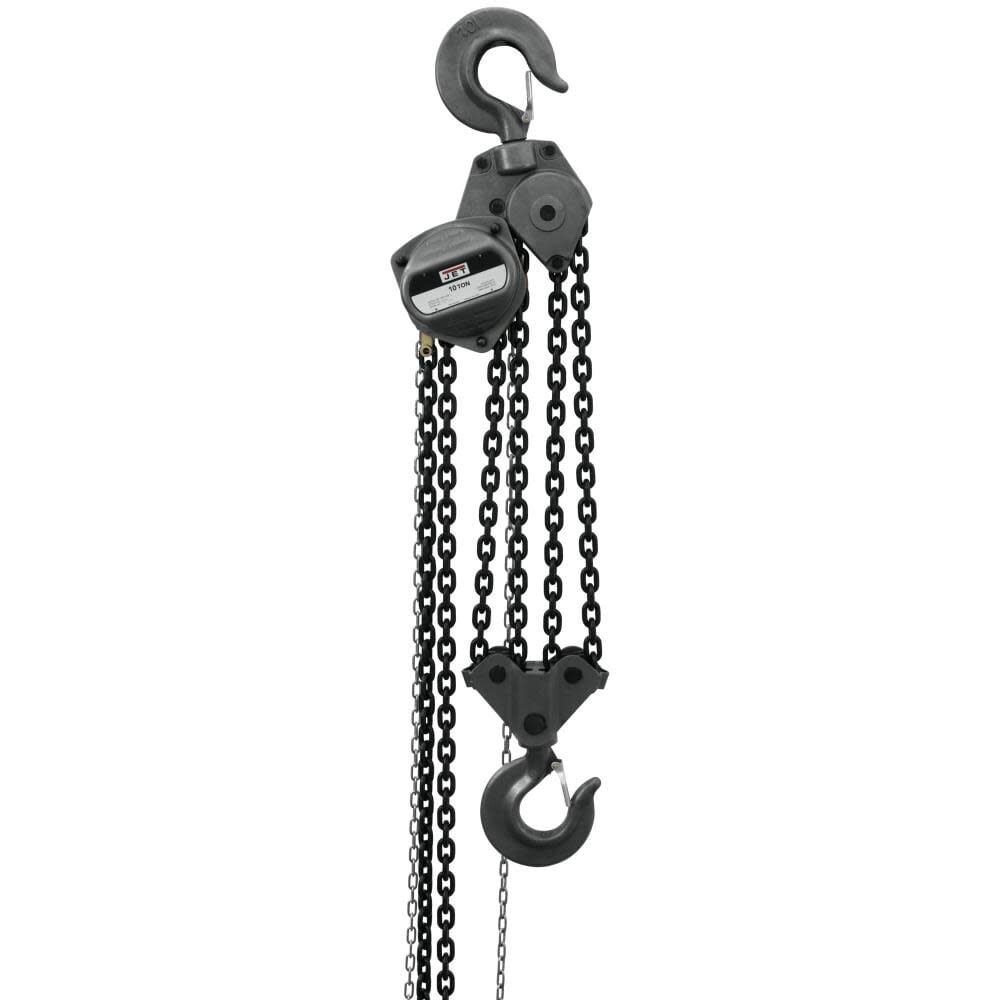 JET S90-1000-40 Hand Chain Hoist 10 ton 40 Ft. Lift – 101966