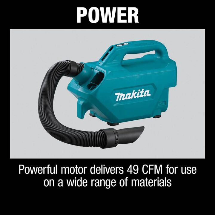 Makita 18V LXT Lithium-Ion Handheld Canister Vacuum (Bare Tool), large image number 6