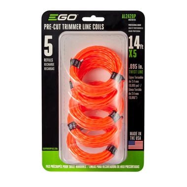 EGO POWER+ Twisted Trimmer Line Pre-Cut 0.95in 5pk