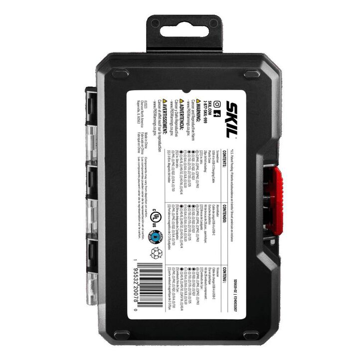 SKIL Twist 2.0 Rechargeable 4V Screwdriver with 28 PC Bit Kit, large image number 5