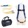 Werner Aerial Kit with BaseWear Std Harness 6ft DeCoil Dual Leg Lanyard, small image number 1