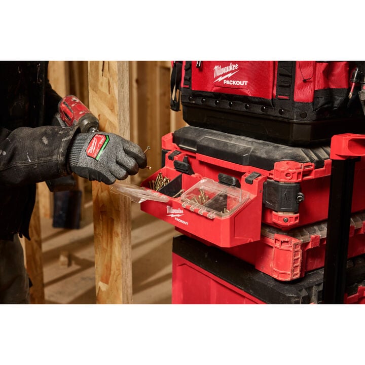 Milwaukee PACKOUT Tool Box 2-Bin Attachment, large image number 5