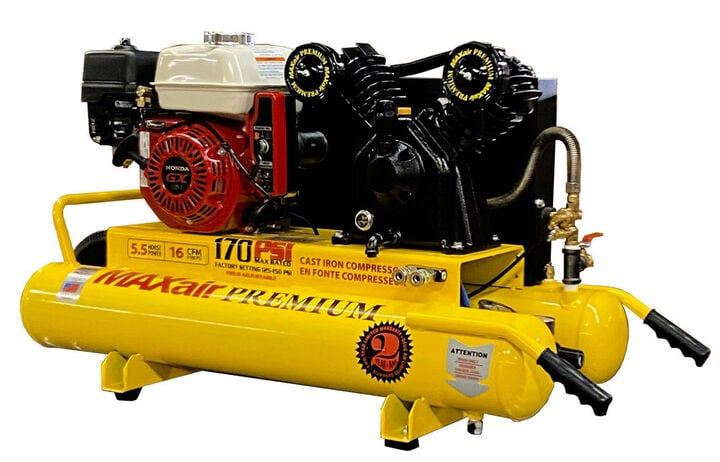MAXair 10 Gallon Twin Tank Air Compressor