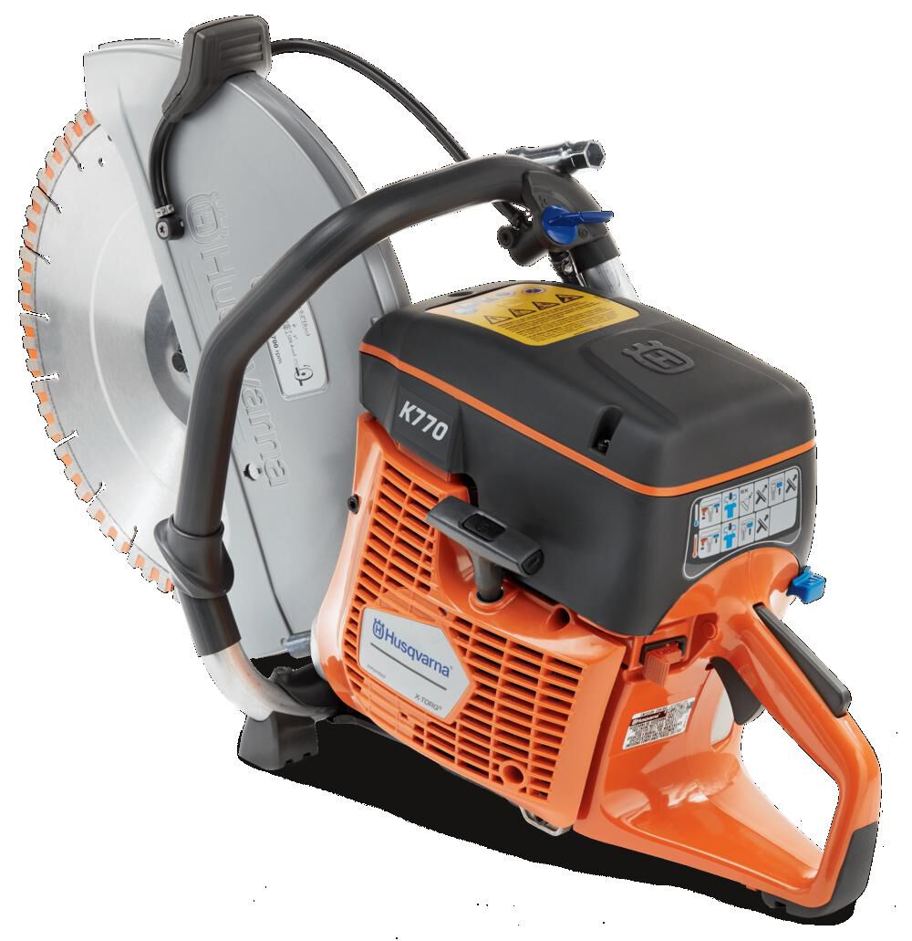 Husqvarna Construction K770 Handheld Power Cutter & 14 Inch Segmented Turbo Diamond Blade for Concrete and Masonry Bundle, large image number 3