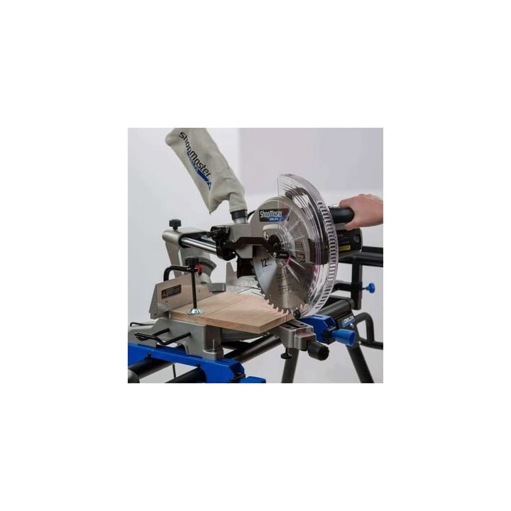 Delta Shopmaster 120V 15A 12 Inch Diameter Compound Sliding Miter Saw, large image number 3