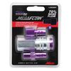 Milton ColorFit S-303VKIT HIGHFLOWPRO Coupler & Plug Kit - (V-Style Purple) - 1/4in NPT (3-Piece), small image number 2