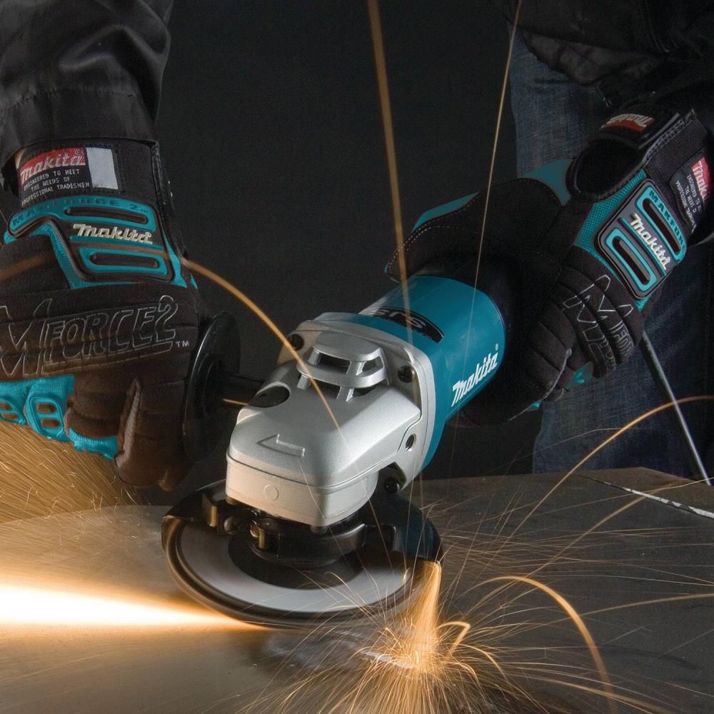 Makita 4-1/2 In. Angle Grinder with Super Joint System (SJS), large image number 9