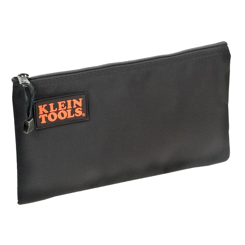 Klein Tools Black Nylon Zipper Bag, large image number 1