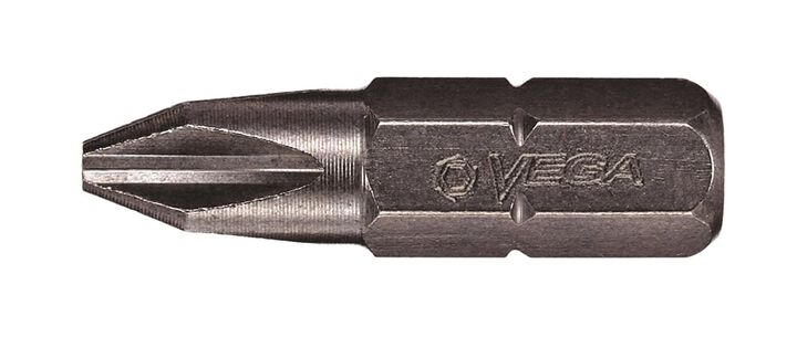 Vega 1in Phillips #3 Insert Bit 25pc