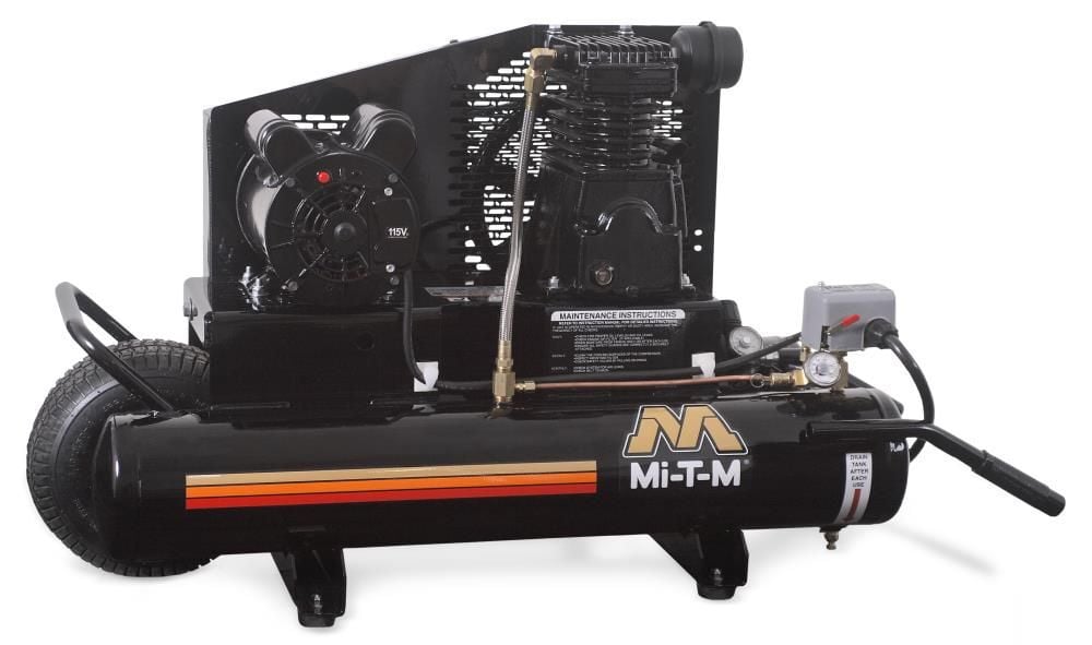 Mi T M 1.5 HP Electric Air Compressor 8 Gallon Portable, large image number 1