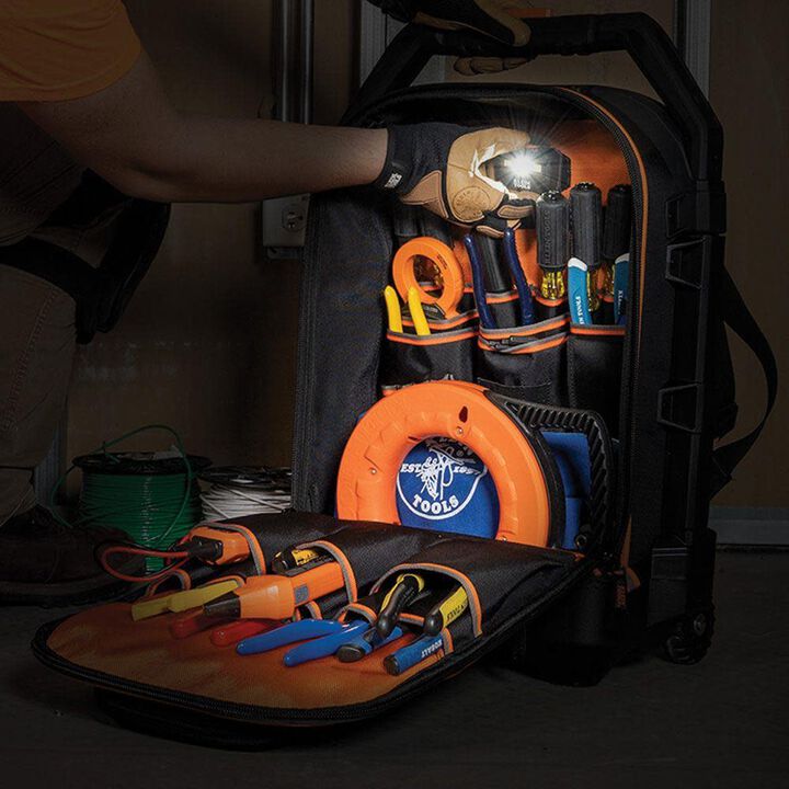 Klein Tools Rolling Tool Backpack, large image number 8