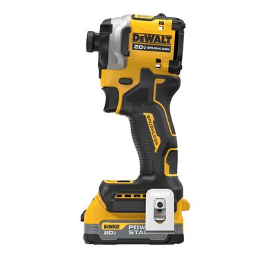 DEWALT ATOMIC Brushless Cordless 1/4in 3 Speed Impact Driver with POWERSTACK Compact Battery, large image number 4
