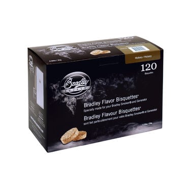 Bradley Smoker Hickory Wood Bisquettes 120pk