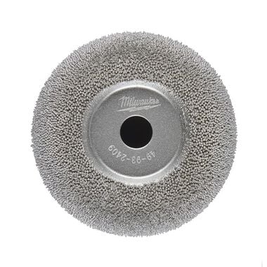 Milwaukee 2-1/2inch Flared Contour Buffing Wheel for M12 FUEL Low Speed Tire Buffer