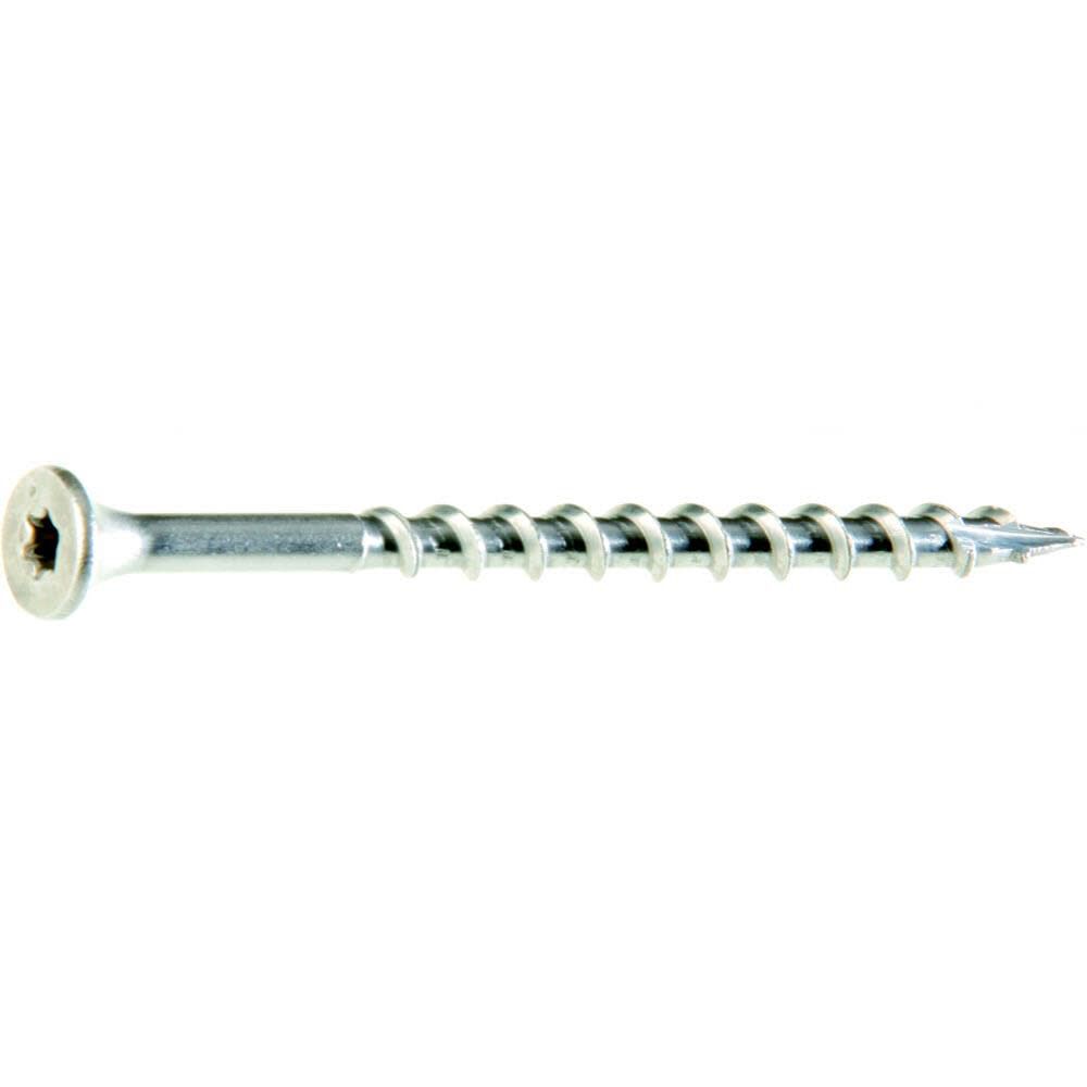 Stainless Steel Deck Screws Square Drive T-17 Wood Grip Rite #10 2-1/2" Qty 1000 