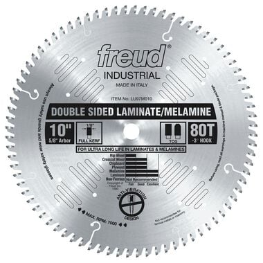 Freud 10in Blade for Double Sided Laminate/Melamine, large image number 0