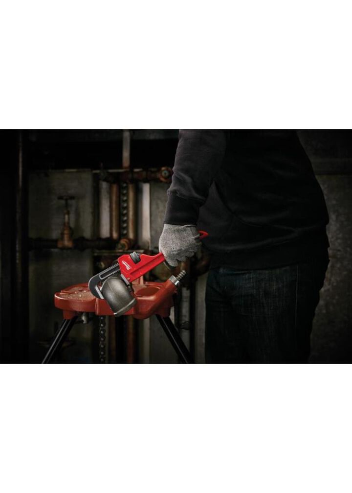 Milwaukee 10 in. Steel Pipe Wrench, large image number 1