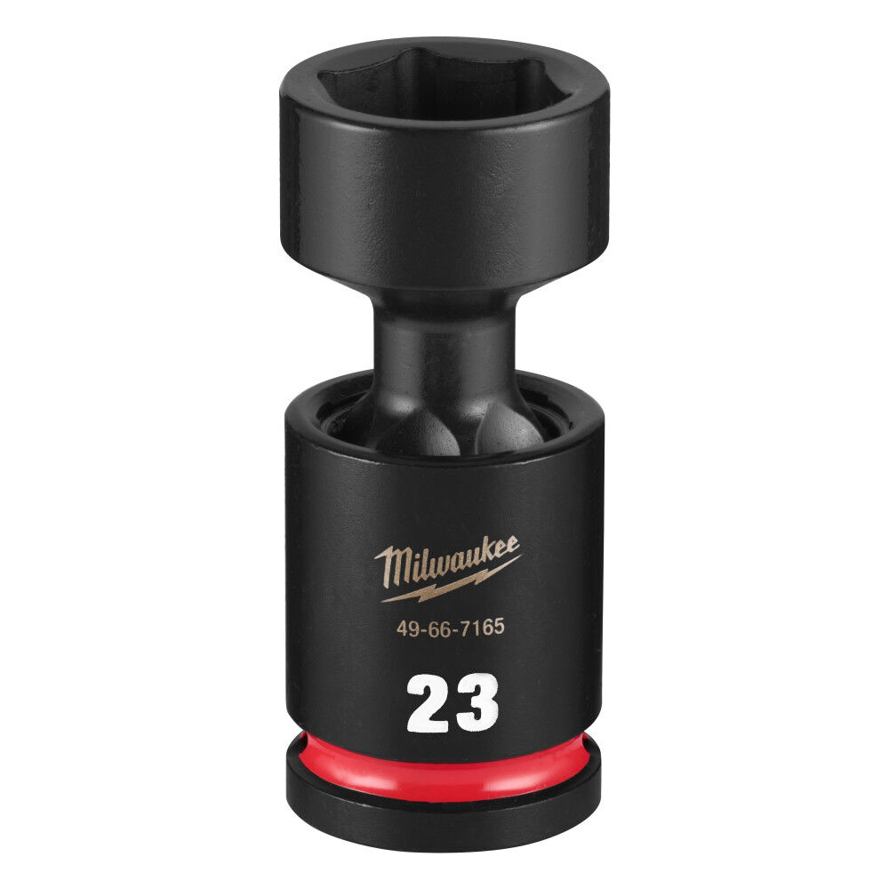 Milwaukee SHOCKWAVE Impact Duty 1/2 Inch Drive 23MM Standard Swivel Socket - 49-66-7165