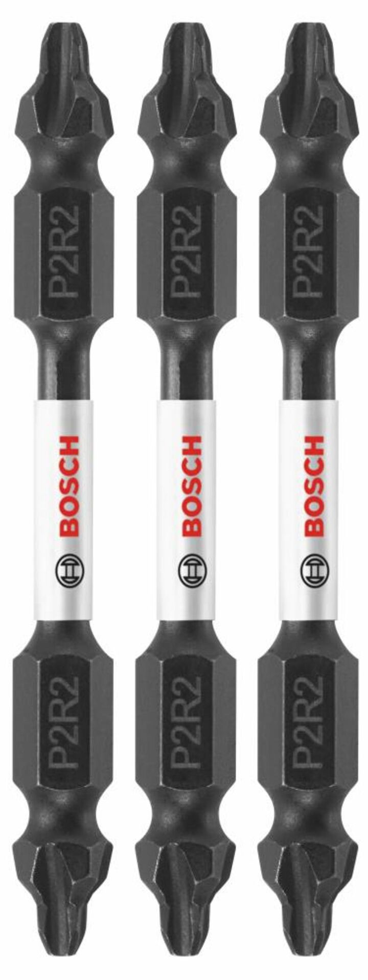 Bosch Impact Tough 2.5 Inch Phillips/Square Double-Ended Bits 3 Piece