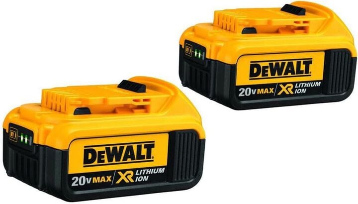 DEWALT 20V MAX 20V 4Ah Lithium Ion Power Tool Battery Pack with Fuel Indicator (2 Pack), large image number 1