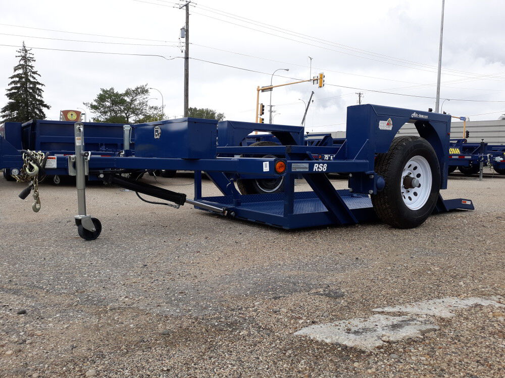 Air-Tow Trailers 8'6in Drop Deck Flatbed Trailer 52in Deck Width - 3500# Capacity, large image number 15