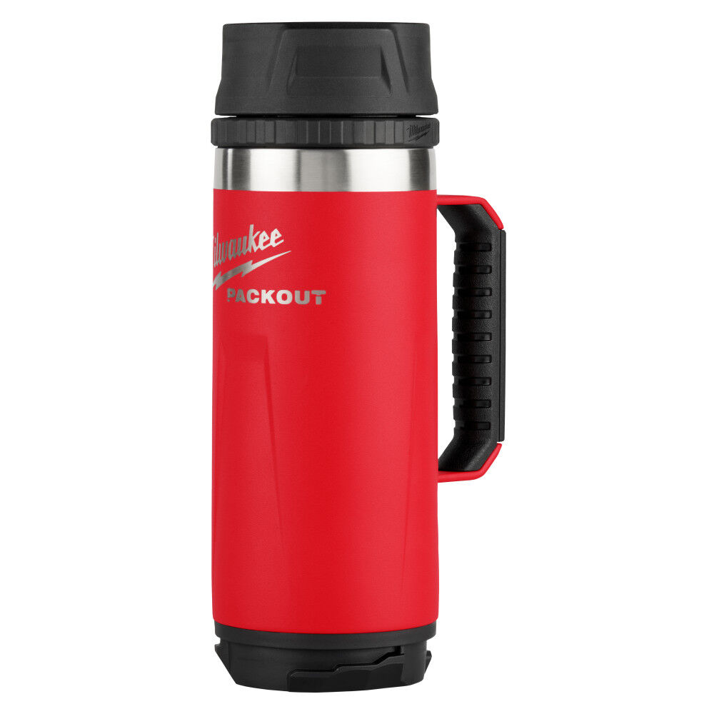 Milwaukee PACKOUT 18 Oz Insulated Mug with Sip Lid Red – 48-22-8394R