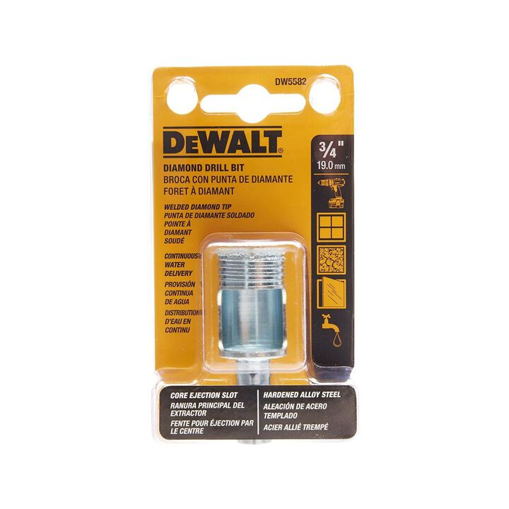 DEWALT 3/4 Inch Diamond Drill Bit, large image number 1