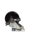 EZ Roll Casters 4 In. Rubber Caster with Brake, small