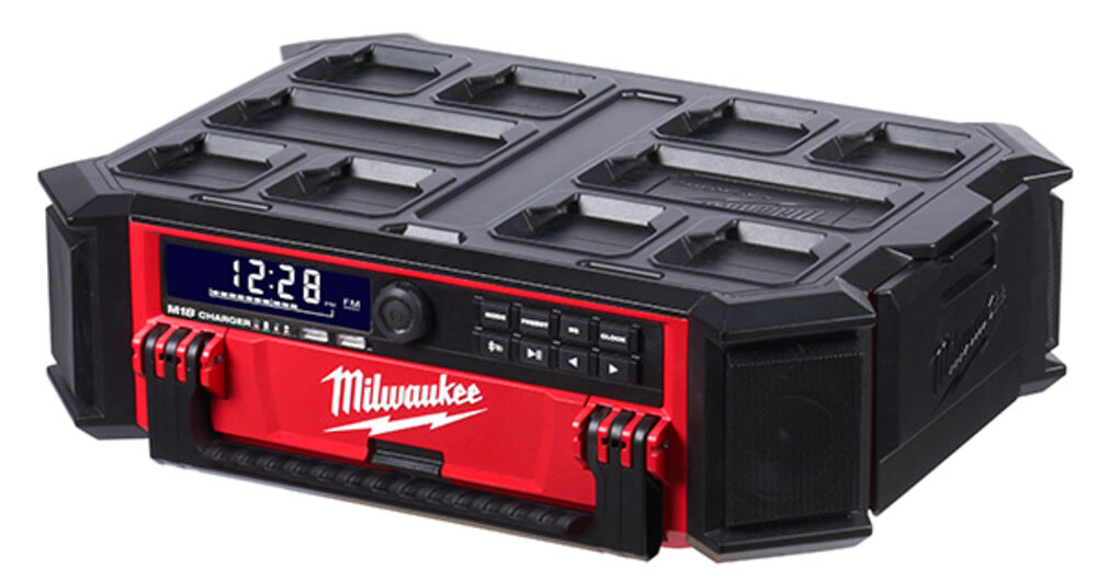 Milwaukee M18 PACKOUT Radio + Charger with M18 2.0Ah Battery Bundle, large image number 2