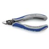 Knipex 5 Inch Length Chrome Steel Precision Electronics Diagonal Cutter, small image number 3