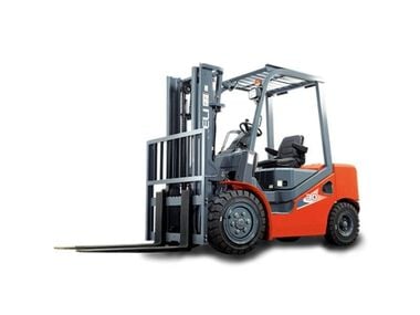 Heli Americas H Series 6000# Dual Fuel Forklift with 48in Forks / Solid Tires / 185inTSU, large image number 0