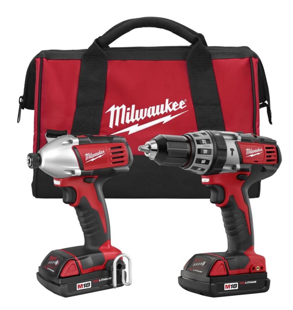 Milwaukee M18 Cordless Lithium-Ion 2-Tool Combo Kit, large image number 12
