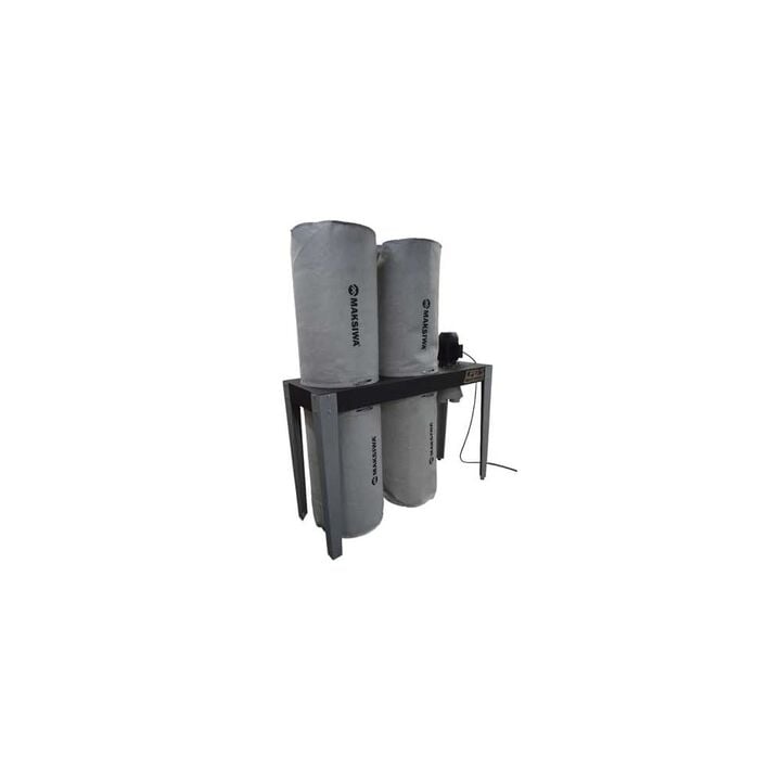 Maksiwa International Dust Collector 220V 3 Phase 5HP 2760 CFM 53 Gallon 5 Entries, large image number 1