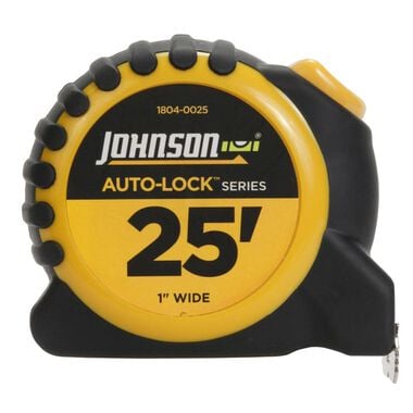 Johnson Level 25 Ft x 1 In. Auto-Lock Tape, large image number 0