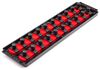 Tekton 20 Slot Universal Socket Organizer for 1/2 Inch Drive Sockets and Bit Sockets, Red, small image number 1