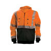 Occunomix Hi-Vis Orange 9oz Full Zip Hoodie Sweatshirt Medium, small image number 1