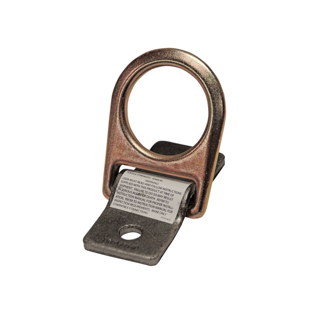 Falltech Weld on D ring Anchor with Unplated Installation Plate – 7414P