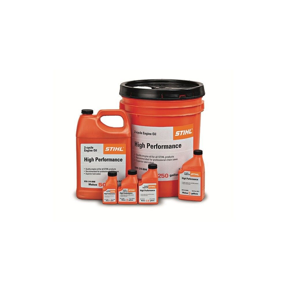 Stihl Blue High Performance 2-Cycle Engine Oil 50:1 2.5 Gal Mix 6.4 oz, large image number 3