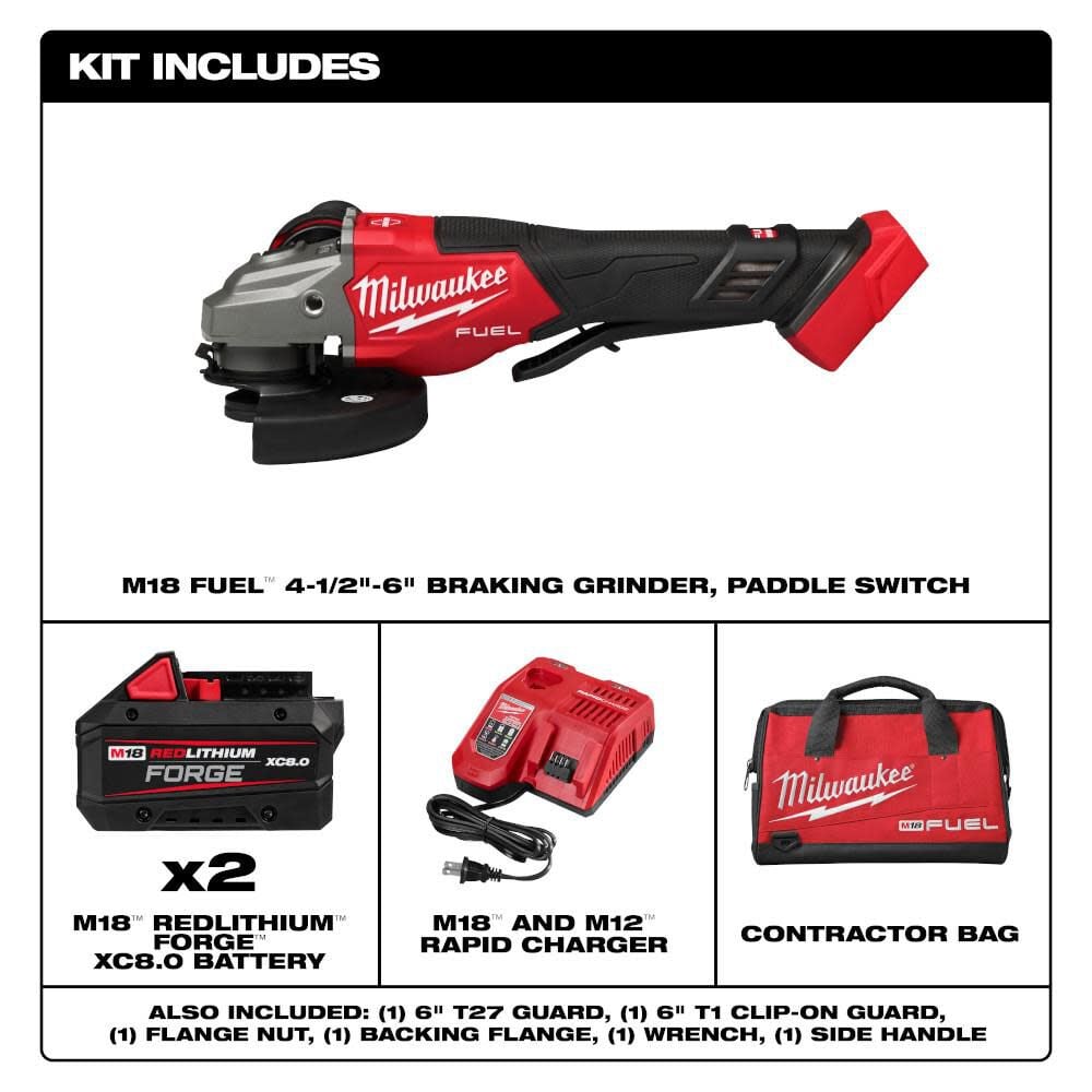 Milwaukee M18 Fuel 4 1 2 Inch 6 Inch Braking Grinder Paddle Switch Kit 3670 22 Simolary simolary.com 7
