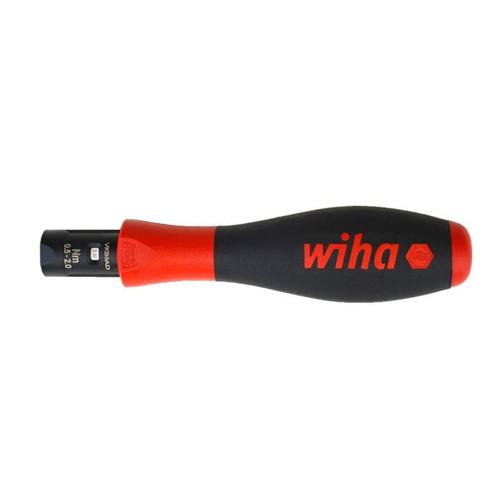 Wiha SoftFinish TorqueVario-S Screwdriver Handle, 0.5 - 2.0 Nm