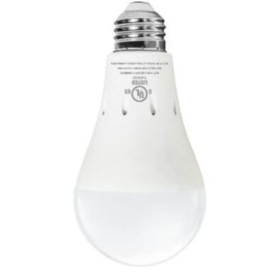 Bright Living 60W Equivalent A19 LED Light Bulb with Rechargeable Battery Backup