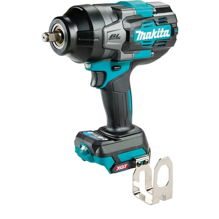 Makita 40V Max XGT Brushless Cordless 4 Speed High Torque 1/2 Inch Square Drive Impact Wrench Kit & 14pc. Deep Impact Socket Set Bundle, large image number 1