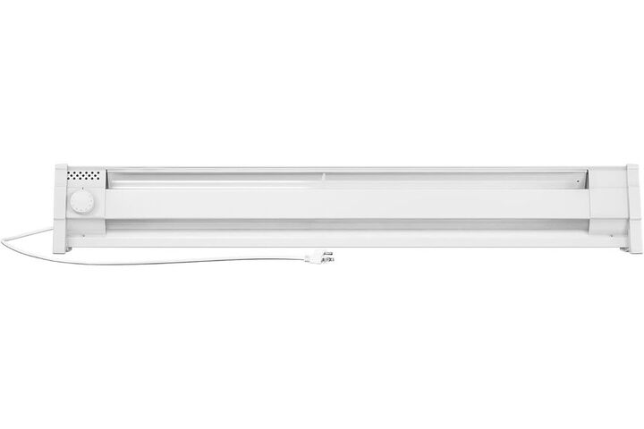 Cadet 4P1500W 120V 1500W 5120 BTU Portable Electric Baseboard Heater White, large image number 2
