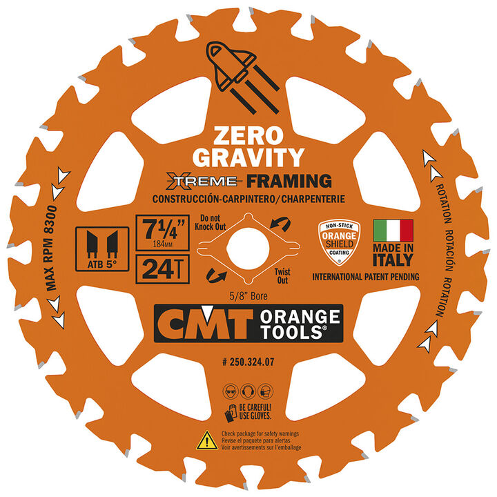 CMT 7-1/4in 24T Wood Circular Saw Blade