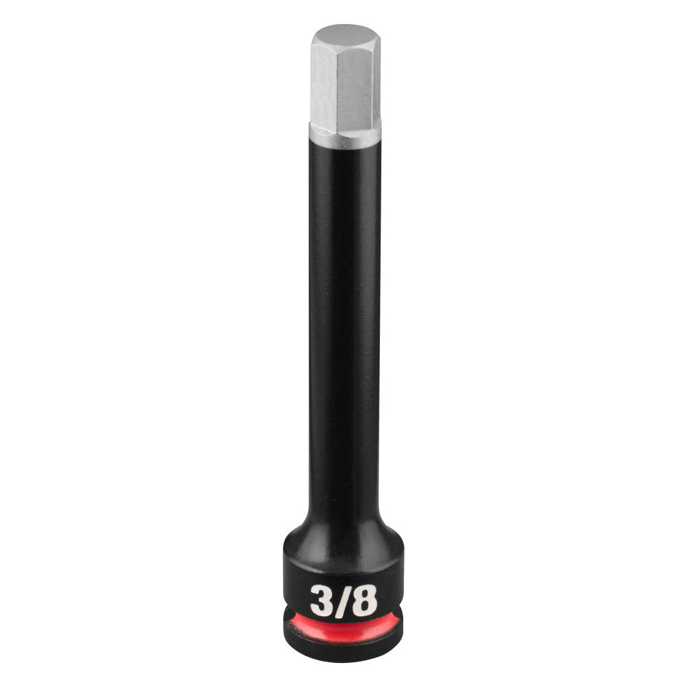 Milwaukee SHOCKWAVE Impact Duty 3/8 Inch Drive 4 Inch Hex 3/8 Inch Bit Socket - 49-66-7294